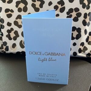 ❤️ 4 for $20 Dolce & Gabbana Light Blue Mini Travel Vial NEW